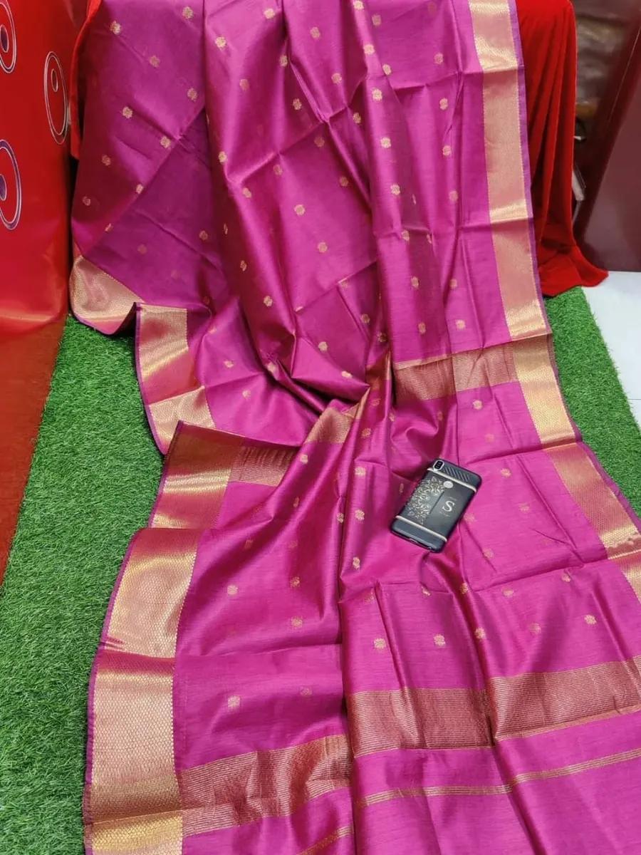 Traditional Weave Premium Maheshwari Silk Saree
